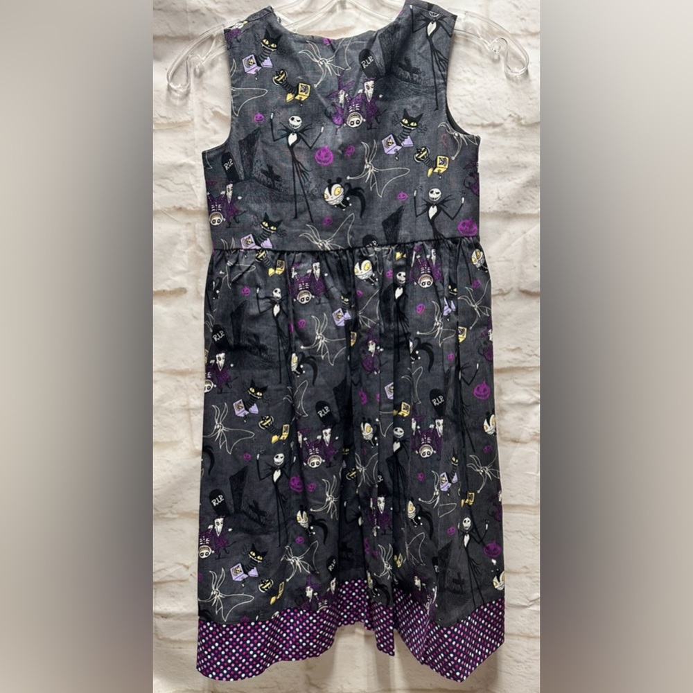 Nightmare before Christmas girls sleeveless dress size 6 made in USA‎